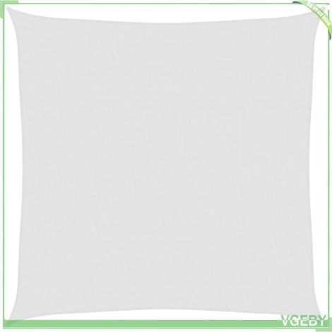 Voile d'ombrage - FAFEICY - 4000401 - 3x3 m - Gris clair - Polyester oxford PU anti-UV (1/5)