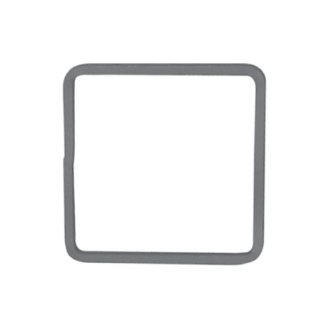 Quadrato ornamentale - Altezza 80mm Larghezza 80mm piatto 12x6mm - Ferro battuto - Saldatura
