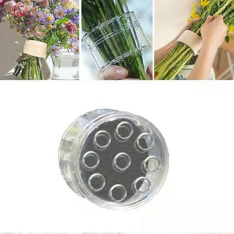 Support de tiges Ikebana en spirale pour vases, support pour bouquets DIY, petit modèle transparent