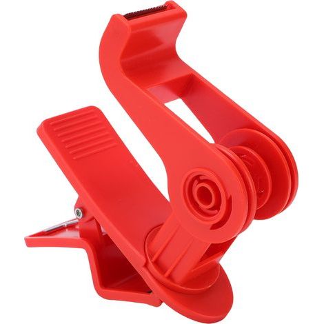 Distributeur de ruban adhésif de bureau ABS, pince de Table artisanale réglable, outil d'emballage de cadeaux de Table pour les projets de vacances rouge (1/5)
