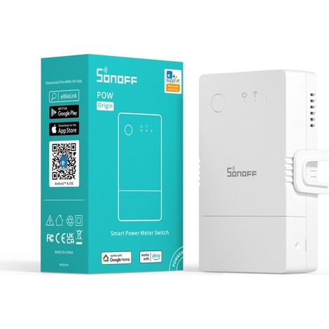 TrAdE Shop Traesio - Interruttore Intelligente Misuratore Di Consumo Wifi Smart Switch Sonoff Powr316 - (1/5)
