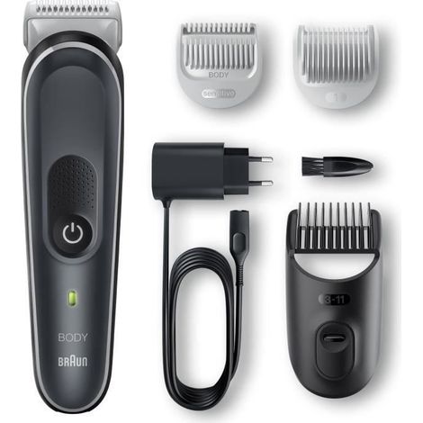 Braun BG5340 BodyGroomer Rasierer schwarz/anthrazit (1/5)