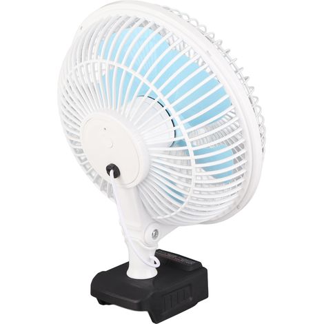 Ventilateur industriel sans fil 18V BL1850 lithium, 3 vitesses rechargeable pour chantier et atelier, 2 ports USB, batterie non incluse, usage pro et commercial. (1/5)