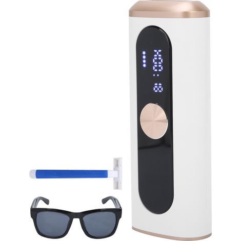 Appareil d'épilation à lumière pulsée portable et indolore, machine d'épilation professionnelle, blanc, prise 110-240 V. (1/5)
