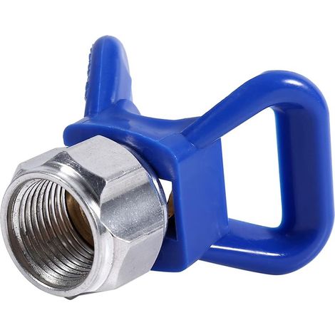 Capuchon de protection idéal pour pistolets à peinture airless, outil de remplacement bleu universel pour pistolets à peinture airless, capuchon de buse (1/5)