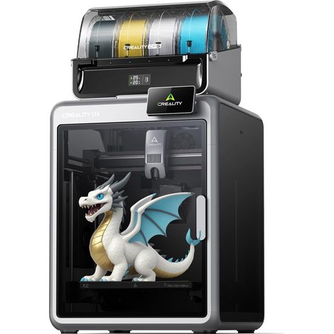Creality Imprimante 3D K2 Combo - Multicolore avec CFS, Haute Vitesse Jusqu'à 600 mm/s, Nivellement Automatique Intelligent