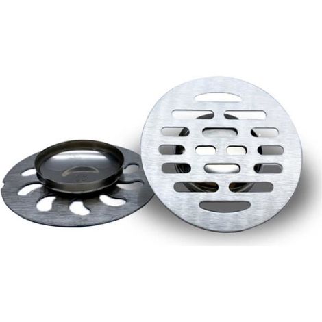 Couvercle De Vidange - Acier Inoxydable - 10.5 Cm - Salle De Bain - Unité (1/2)