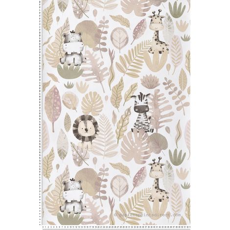 Papier peint Enfant Rose Babyland 2 Lutèce (1/2)