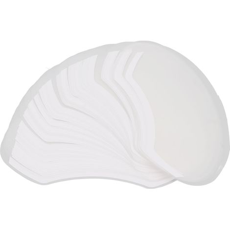 50 pièces Visière Faciale Jetable Transparente pour Maquillage et Salon de Coiffure (1/5)