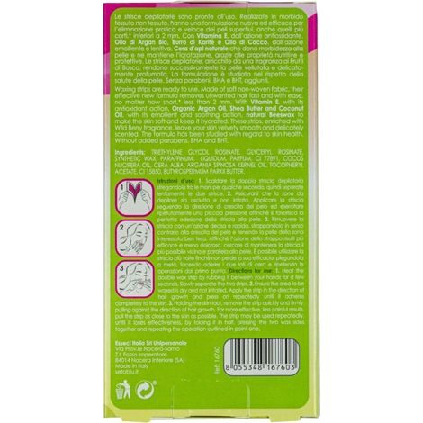 167603 12 bande d'épilation SETABLU à l'huile d'argan et cire d'abeille VITAM. E (1/3)