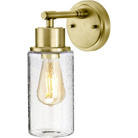 Elstead Morvah - Applique da esterno 1 luce Ottone spazzolato IP44, E27 (1/5)