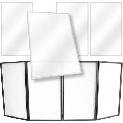 Set di 4 coperture bianche in lycra per schermo DJ STAND4ME.