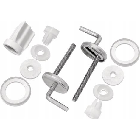 Hamberger Fixation WC Nova Pro Junior - Chrom brillant - Installation facile - Compatible avec cuvettes