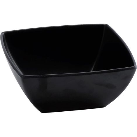 Ad Trend Ciotola Raul Melamina 16 x 16 Cm H 7 Cm Nera