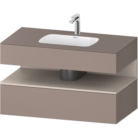 Duravit Collection One lavabo empotrado con base de lavabo