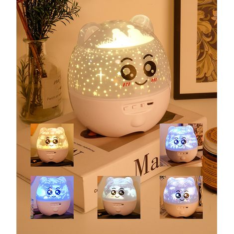 Filiyano – Lampe projecteur d'étoiles ours mignon pour chambre colorée (1/5)
