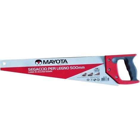 Segaccio legno 500mm lama acciaio 65mn