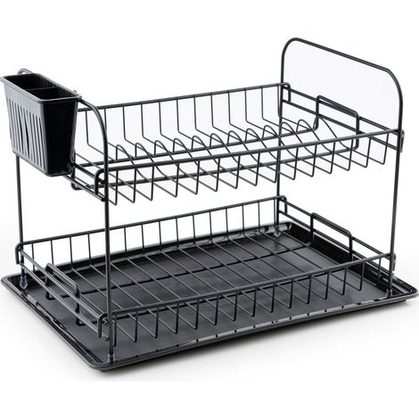 Escurreplatos, rejilla para platos Rack Negro (1/4)