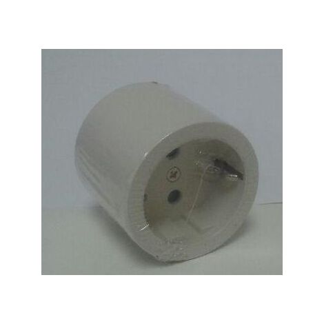 Socle Rond Blanc Tt 16 à 250 V