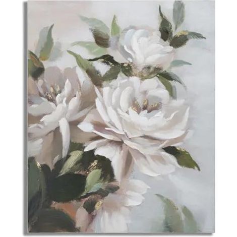 Wandbild mauro ferretti bunte florale motive 100x80 cm