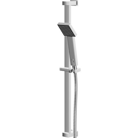 Thames Polished Chrome Shower Slide Rail Kit (1/5)