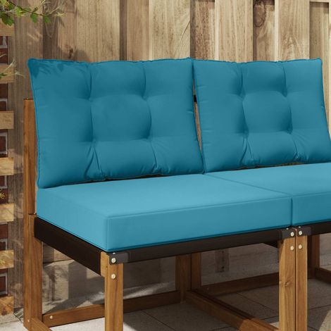 Sofakissen für draußen 2 pcs Königsblau Polyester