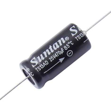 Suntan TS13AE1C472MSB000R Elektrolyt-Kondensator axial bedrahtet 4.700 µF 16 V 0.2 % (Ø x L) 33 mm