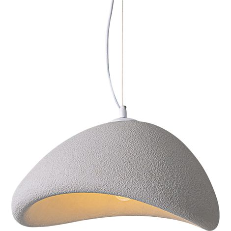Lámpara De Techo De Interior Personalizada Y Creativa 50CM Lámpara Colgante Retro E27, Lampara Techo Moderna Gris (1/5)