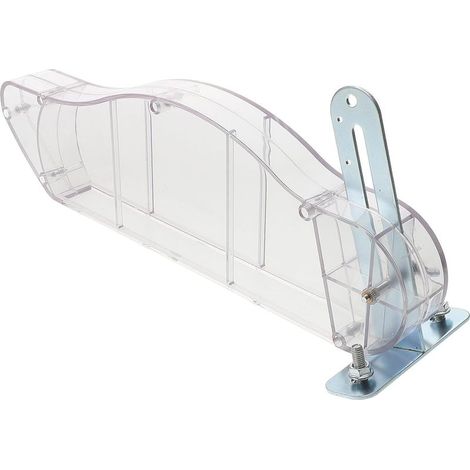 Transparente Schutzhülle für dicke Kunststoff-Sägetische, Staubschutzabdeckung für Holzbearbeitungswerkstätten, kompatibel mit Kreissägen von 4 bis 10 Zoll - (1/5)