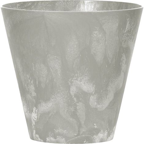 Maceta TUBUS BETON EFFECT 3,5L., dimensiones (mm) 200x200x187, color Hormigón