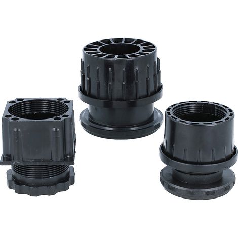 MS Beschläge Tischbeineinsatz Einsteck- Kunststoffadapter Ø 80mm Einsteckadapter (1/3)