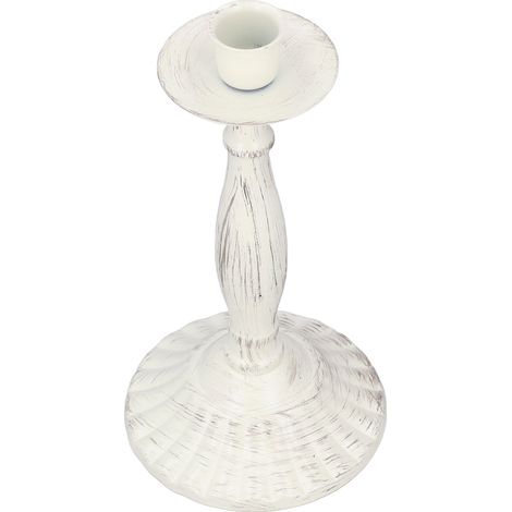 Bougeoirs en fer blanc style rétro, chandeliers décoratifs sur pied pour la décoration intérieure (1/5)