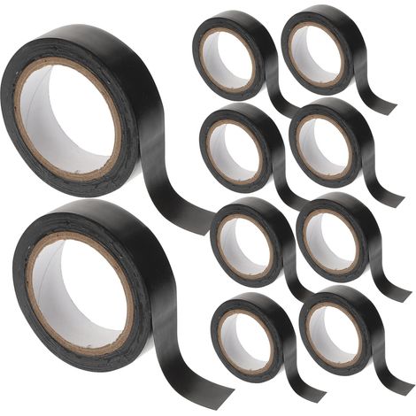 MAGICLULU 10rollos Cinta Aislante Eléctrica De Pvc Para (1/5)