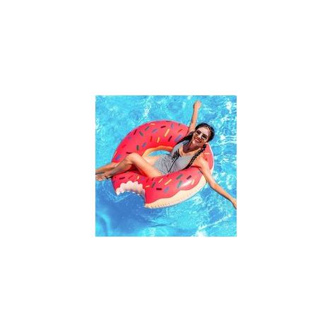 Bouée Donuts(120cm), Anneau de Natation Bouée d'été Eau Jouet bouée Piscine bouée Gonflable pour Piscine pour Adultes et Enfants (1/4)
