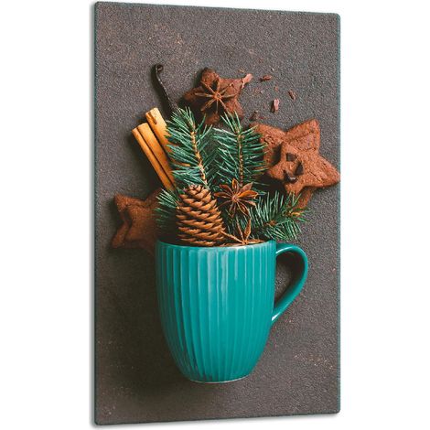 GLASPLATTE TISCHPLATTE 30x52 WEIHNACHTEN (1/5)