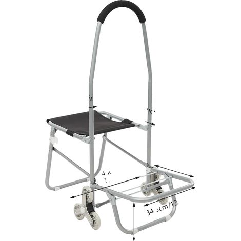 Carrito de arte, diseño portátil, amplio espacio de almacenamiento, negro. (1/2)