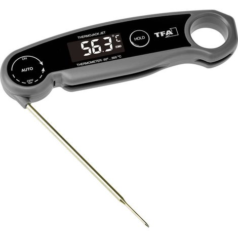 TFA Dostmann 30.1069.10 Termometro da cucina Spegnimento automatico Alimenti per bambini, Cottura al forno, Frittura, B (1/5)
