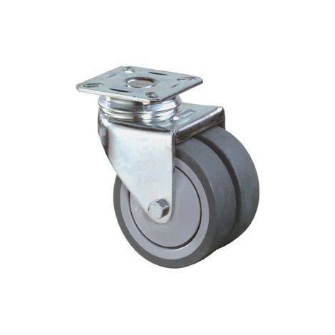 BS Rollen Doble Rueda Giratoria Ø 75 mm 80 kg B100.A85.075 (1/3)