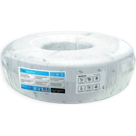 Tuyau souple PVC 25 mètres – Diamètre extérieur 50 mm – Pression max. 5 kg/cm² – Raccordement filtration piscine