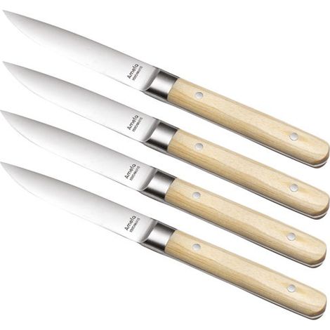 Fusion Hêtre - Coffret 4 couteaux steak (1/3)