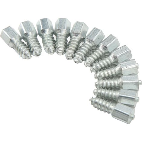 100 vis de pneus neige M8 filetage universel antidérapant pour chargeur, tractopelle, tracteur, chariot élévateur (1/5)