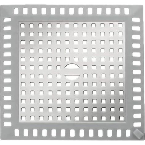 Large 12.3 x 12.3 cm Shower Hair Strainer - Shower Drain Filter, Hair Catcher, Stainless Steel - For Bathroom, Kitchen, Sink (1/5)