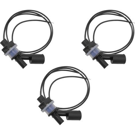 Set mit 3 Kunststoff-Wasserstandssensoren mit horizontalem Schwimmerschalter für Aquarien (1/5)