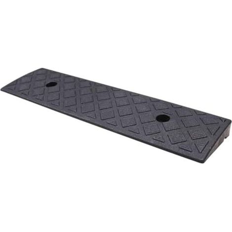 Auffahrtsrampe, PVC-Bordsteinrampe, rutschfeste Garagenrampen für Auffahrt, Laderampe, Gehweg, Auto, LKW, Motorrad (1/4)