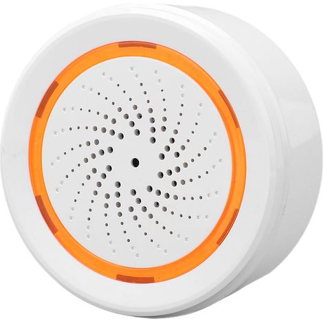 Intelligenter Ton- und Lichtalarm mit 2,4-GHz-Funkfernbedienung per App für Haushalte (ZigBee-kompatibel) (1/5)