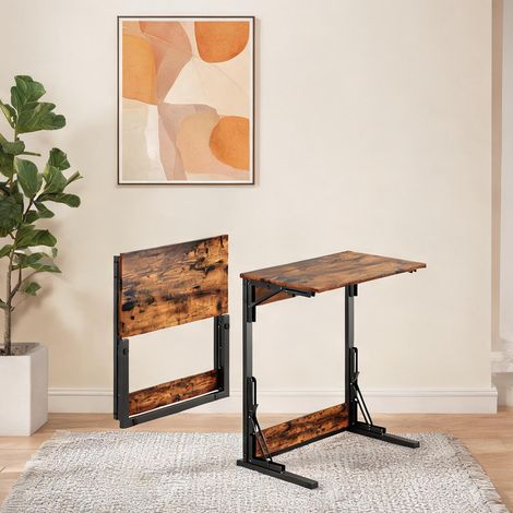 Table basse en fer panneau de particules 60 x 37 x 71 cm (1/5)