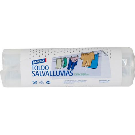 TOLDO SALVALLUVIAS 150X280CM TRANSPARENTE - 42SL1425