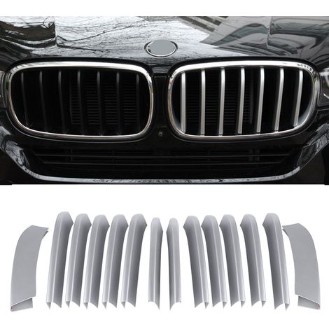 14PCS Garniture de Calandre Avant Stickers Auto Accessoires BMW X5 X6 F16 F15 (1/5)