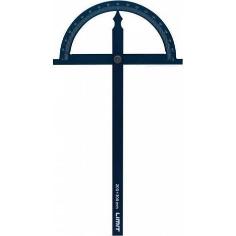 Limit Squadra in Alluminio Cromo Opaco 300 mm Braccia