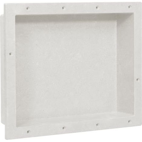 vidaXL Nicchia da Doccia in Bianco Opaco 41x51x10 cm